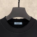 prada black color T-shirt with a black stripe in the middle 6