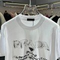 PRADA WHİTE COLOR WITH LARGE LETTERING 3