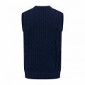 V-neck navy polo 2